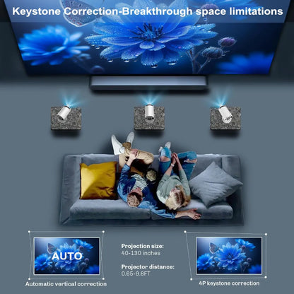 Portable Projector 4K Home Cinema