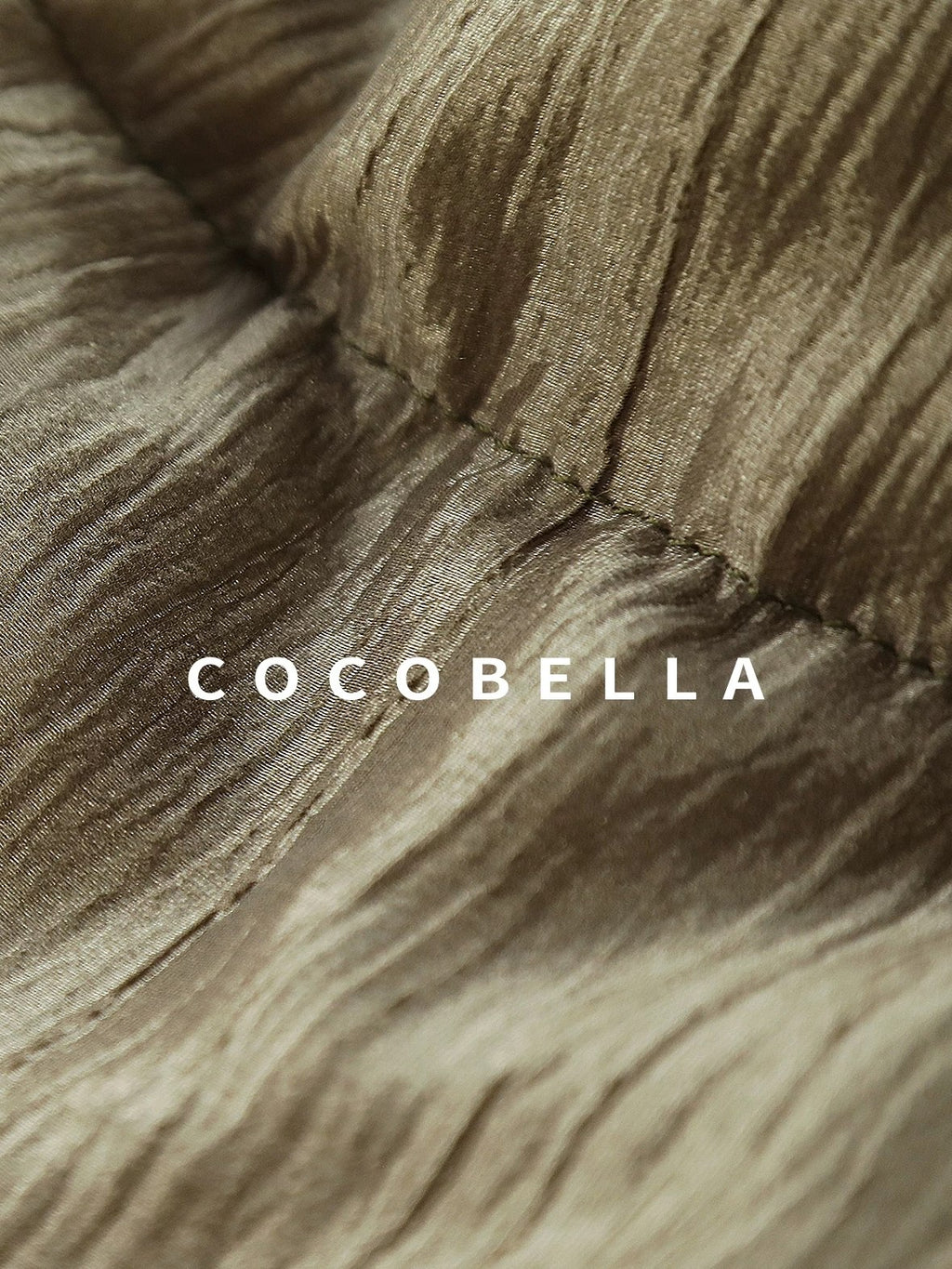 COCOBELLA 90 Percent Duck Down Lyocell Office Regular Fit Avocado Green Down Jackets