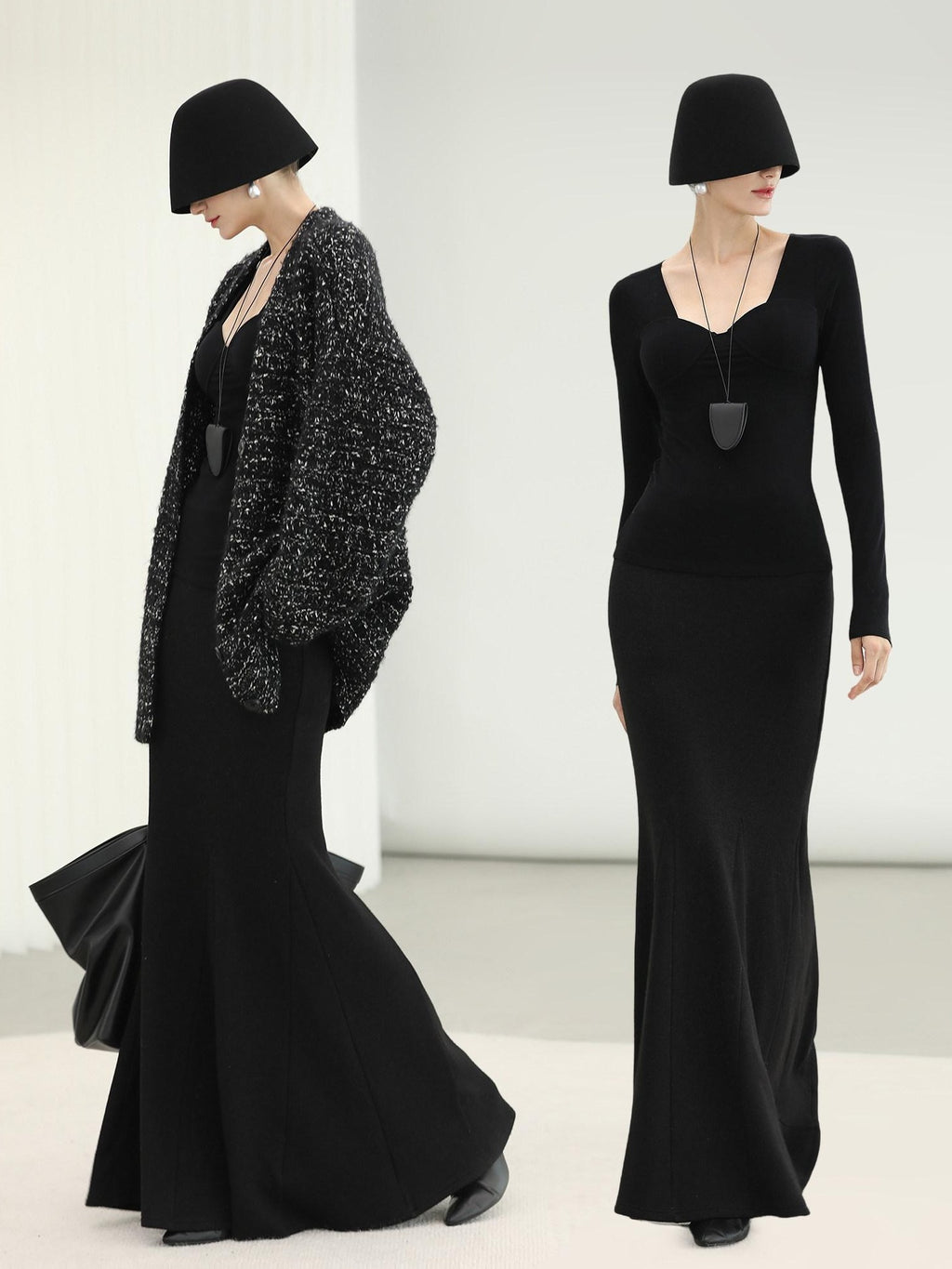 COCOBELLA Anti Static Brushed Knit V Neck Slim Fit Elegant Pullover For Women Work Shirts