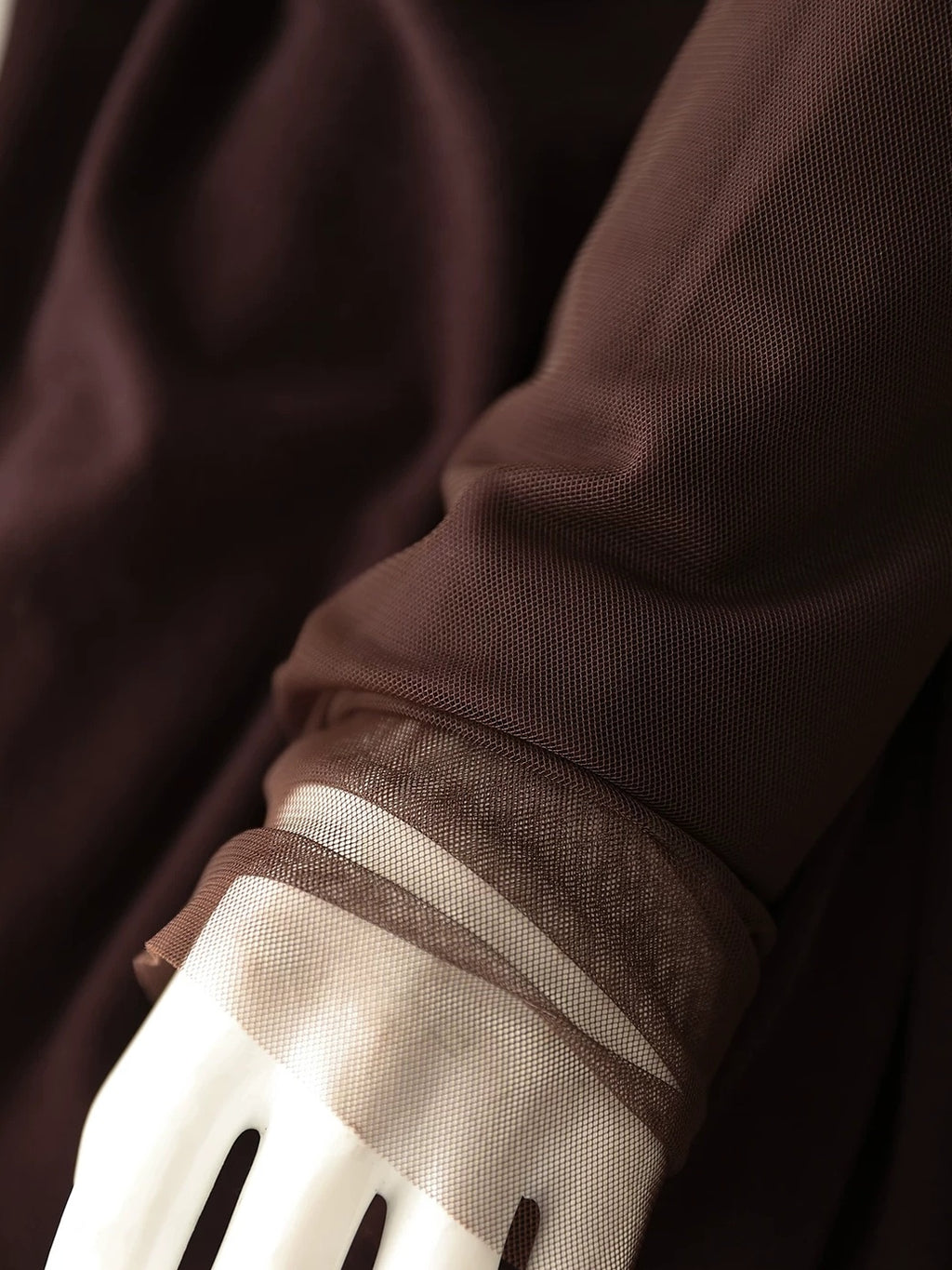 COCOBELLA Anti Static High Neck Slim Fit Pullover Mesh Splice Women Long Sleeve Shirts