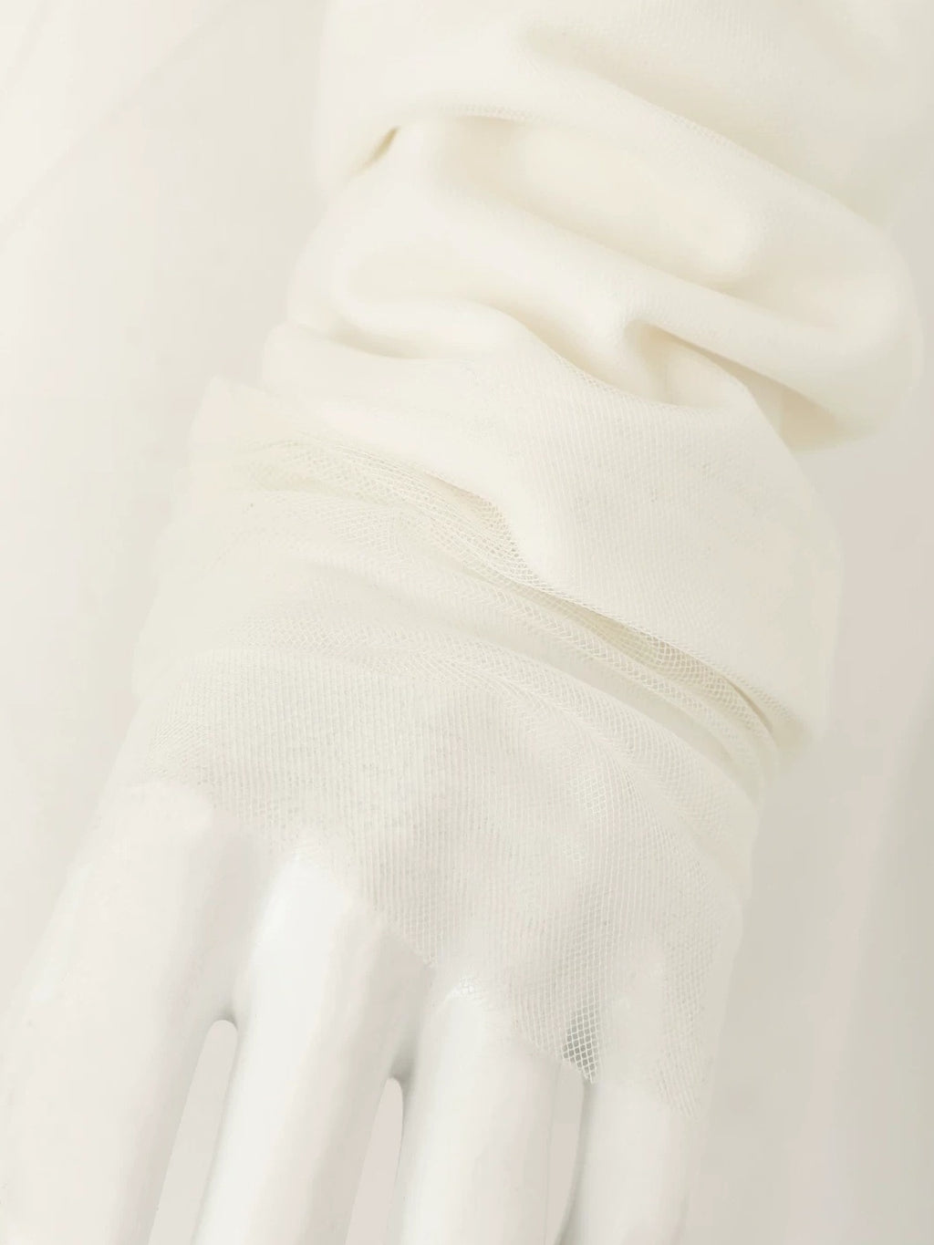 COCOBELLA Anti Static Minimal Slim Fit Mesh Splice High Neck Longsleeve Women Office Shirts