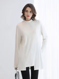 COCOBELLA_Brushed_Viscose_Anti_Static_Minimalist_Loose_High_Neck_Women_Long_Sleeve_T-Shirts_MISSTT