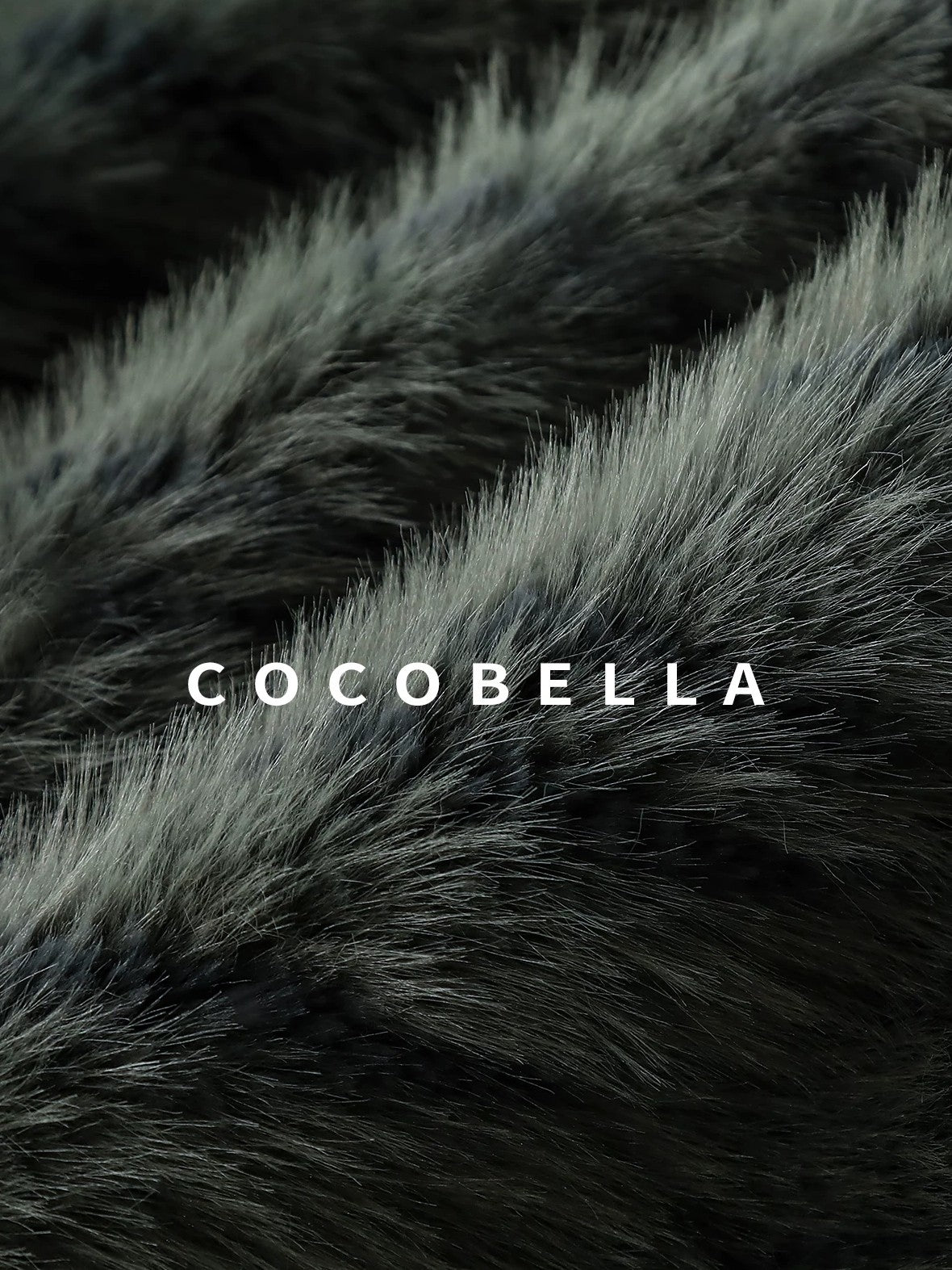 COCOBELLA Cozy Faux Fur Straight Fit Elegant Workwear Women Outerwear Jackets