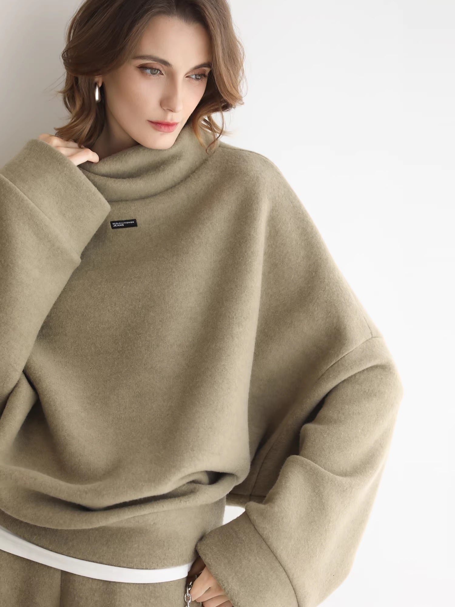 COCOBELLA_Cozy_Oversize_Turtleneck_Knit_Drop_Shoulder_Street_Casual_Thick_Pullover_Sweater_MISSTT