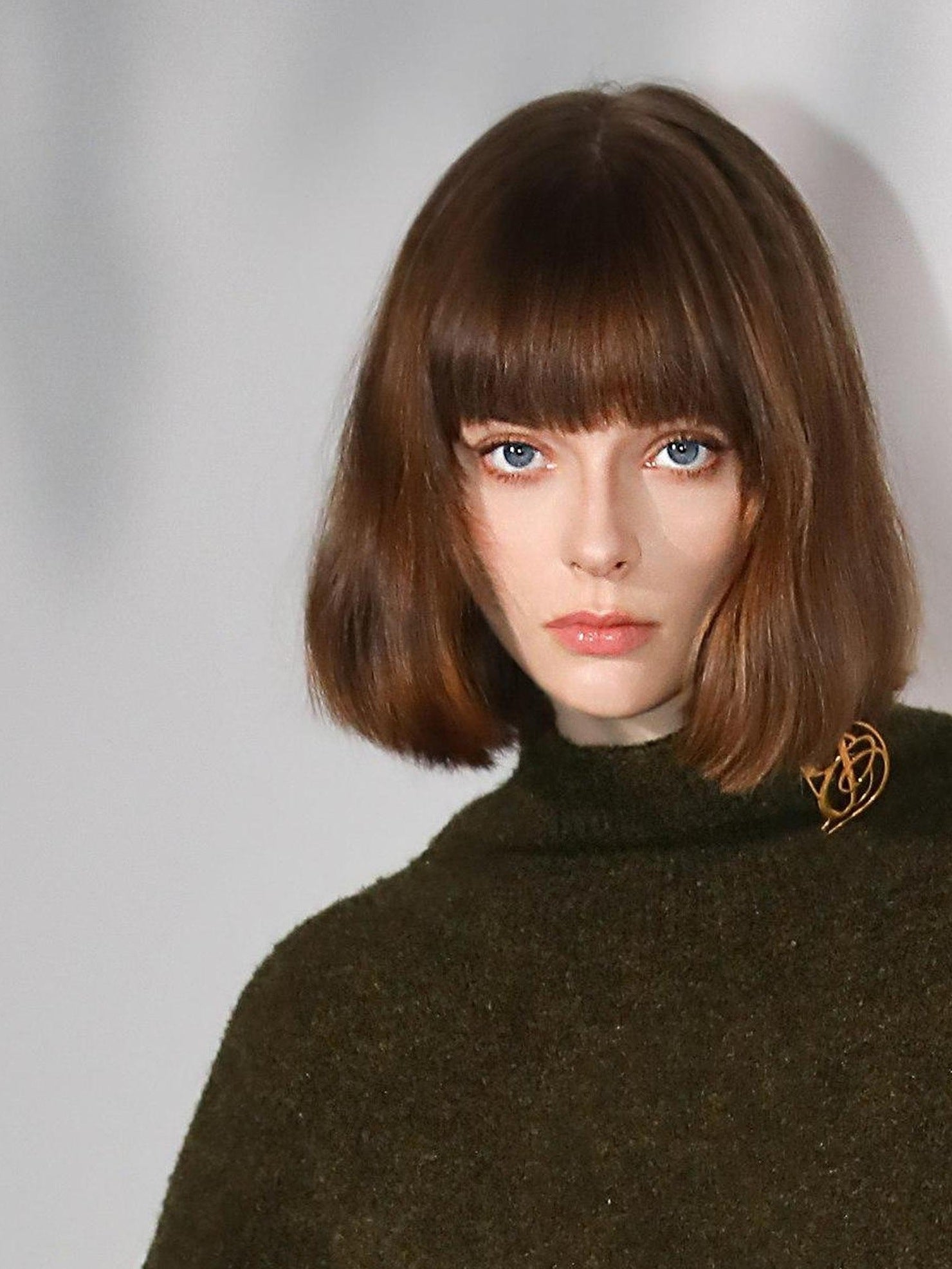 COCOBELLA Cozy Soft Thick Turtleneck Side Slit Relaxed Fit Workwear Women Knit Sweater