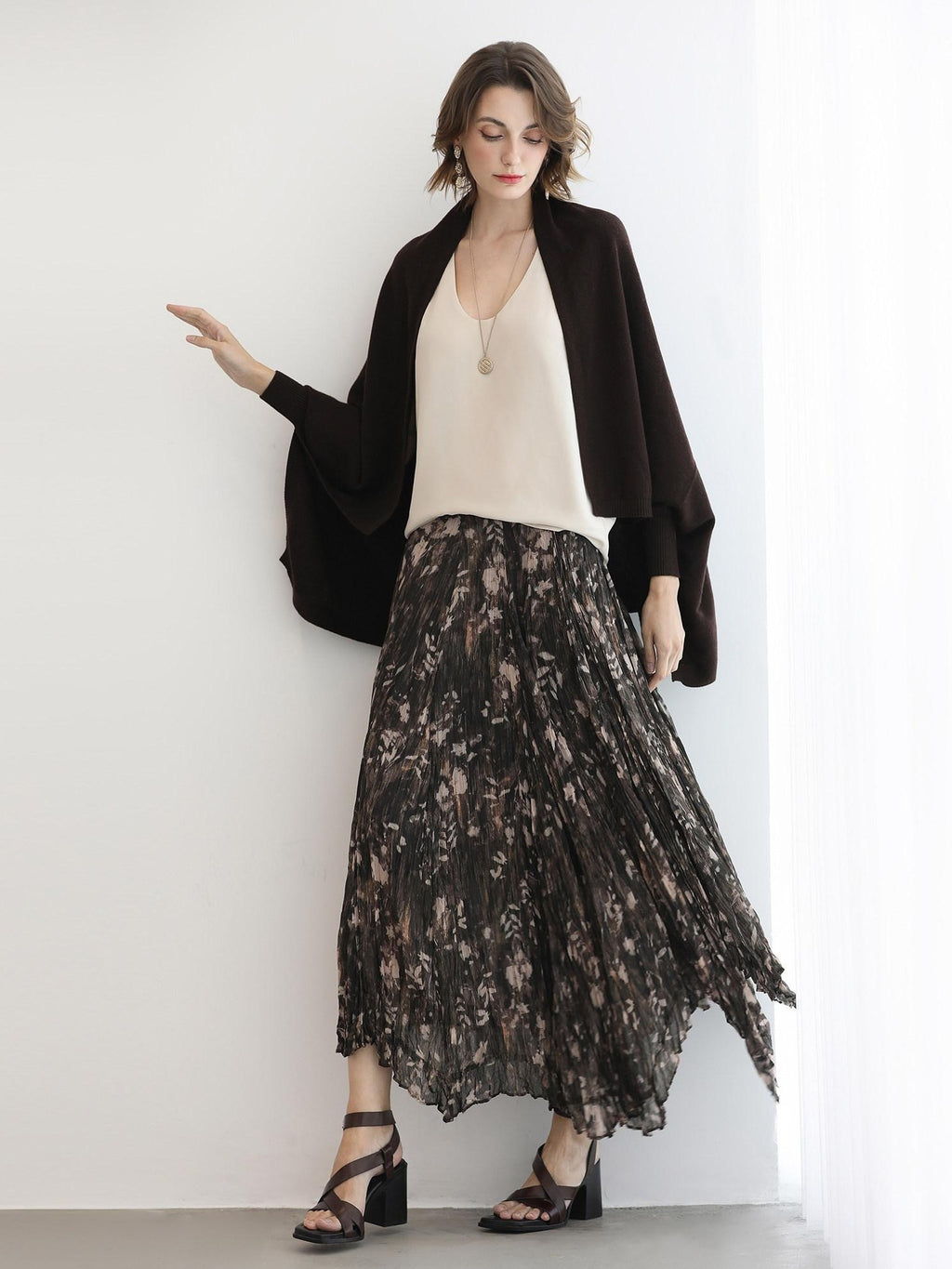 COCOBELLA Cozy Thermal Open Front Relaxed Fit Commuter Knit Women Cardigan Sweater