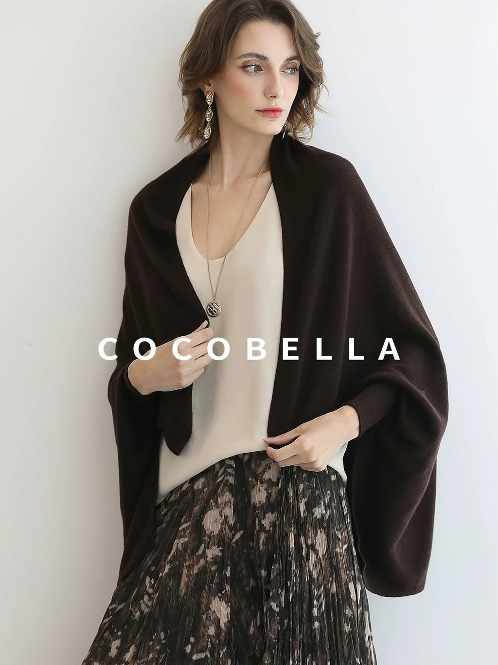 COCOBELLA Cozy Thermal Open Front Relaxed Fit Commuter Knit Women Cardigan Sweater