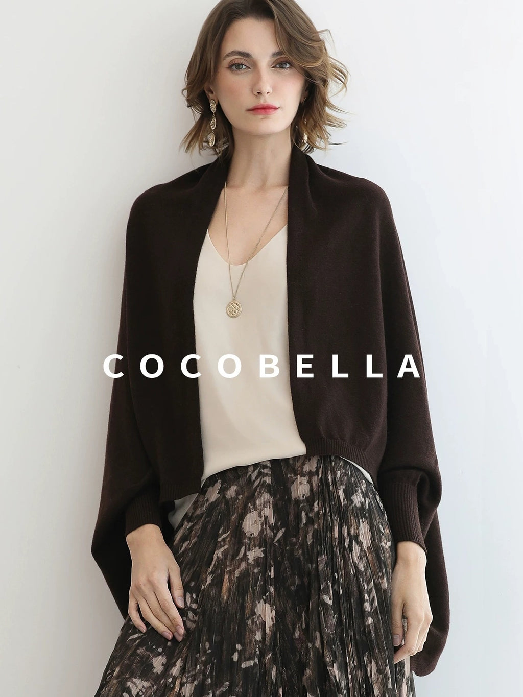 COCOBELLA Cozy Thermal Open Front Relaxed Fit Commuter Knit Women Cardigan Sweater