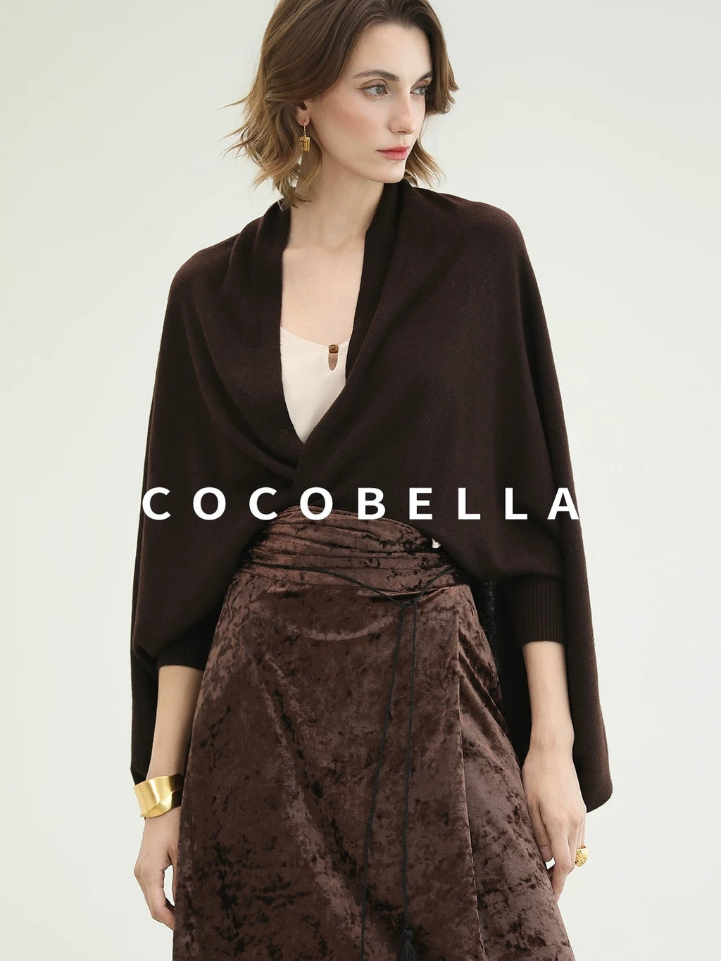 COCOBELLA Cozy Thermal Open Front Relaxed Fit Commuter Knit Women Cardigan Sweater