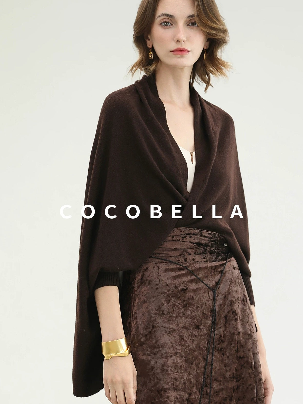 COCOBELLA Cozy Thermal Open Front Relaxed Fit Commuter Knit Women Cardigan Sweater