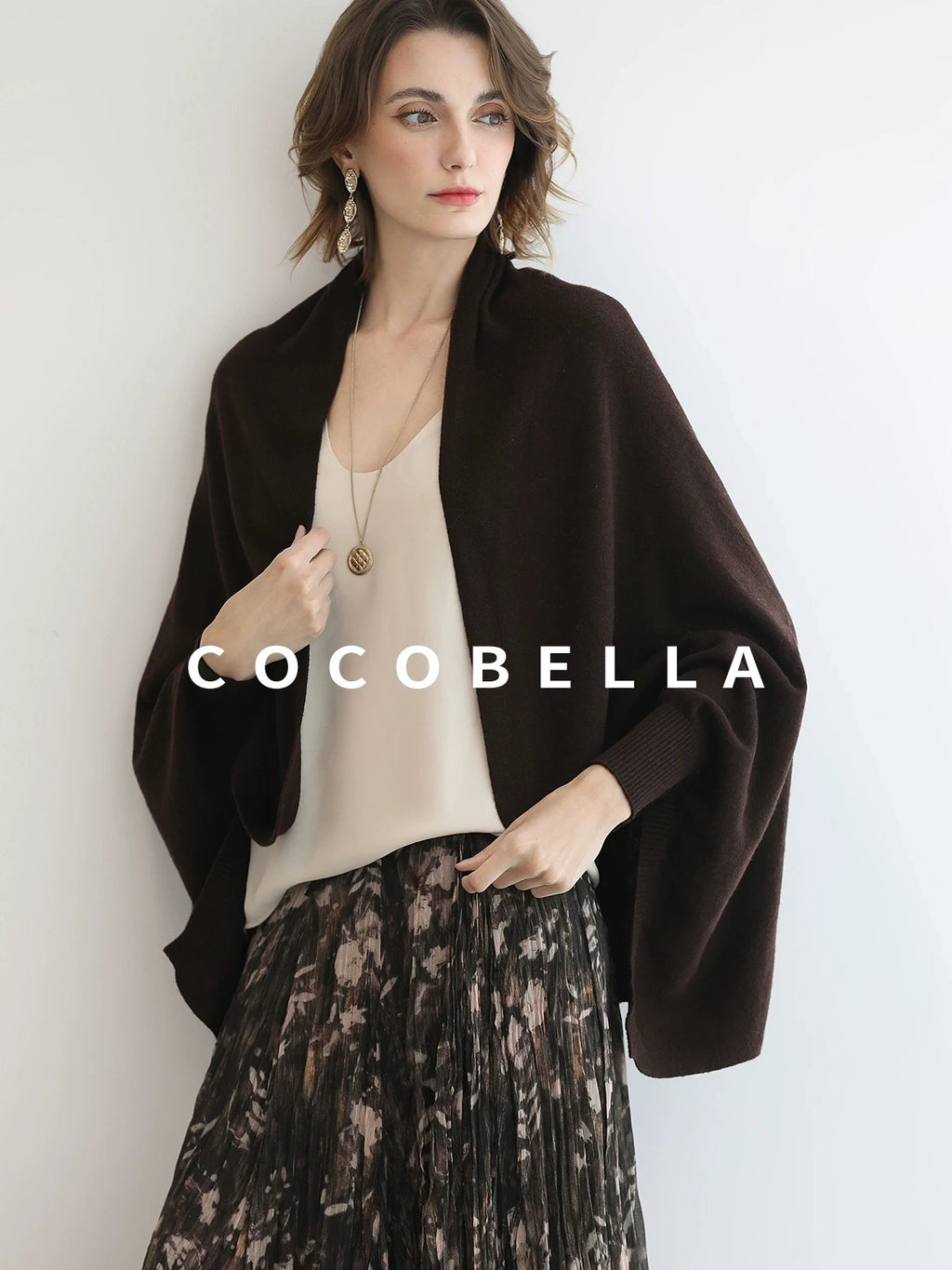 COCOBELLA Cozy Thermal Open Front Relaxed Fit Commuter Knit Women Cardigan Sweater