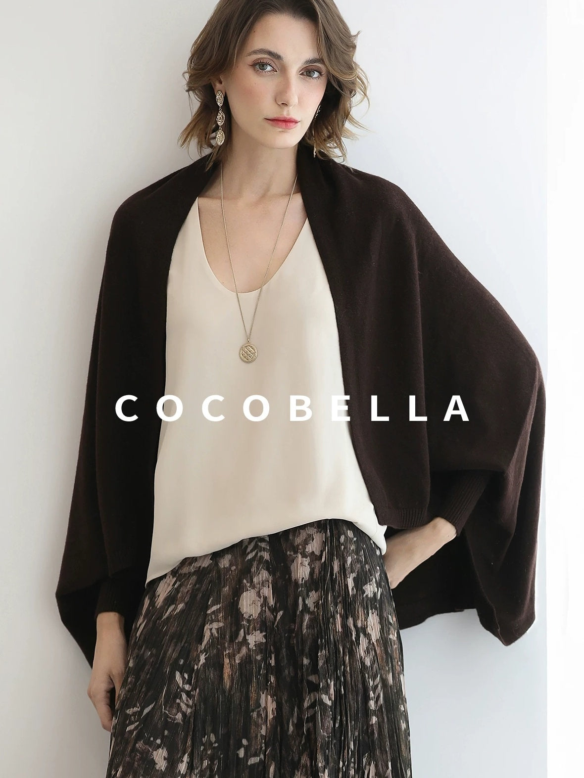 COCOBELLA Cozy Thermal Open Front Relaxed Fit Commuter Knit Women Cardigan Sweater
