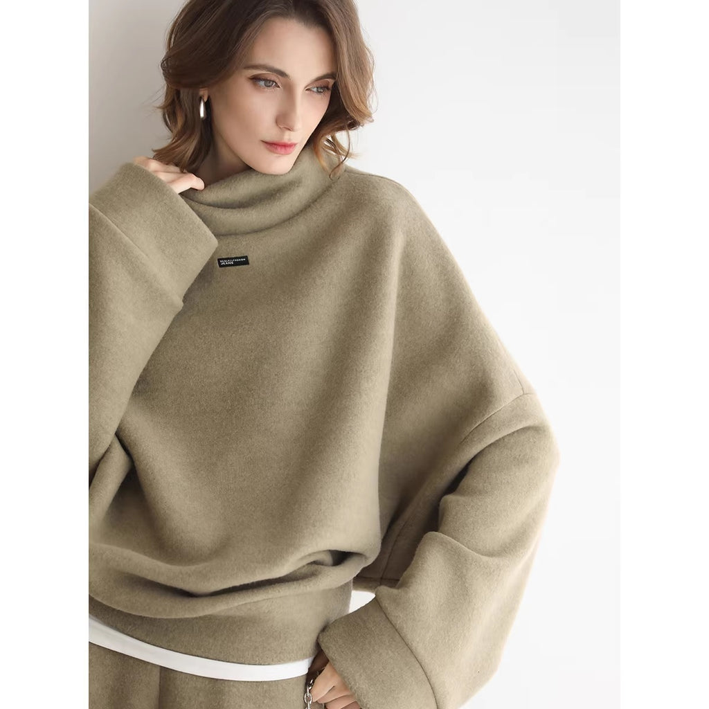 COCOBELLA_Cozy_Thick_Pullover_Stand_Collar_Loose_Drop_Shoulder_Long_Sleeve_Street_Sweatshirts_MISSTT