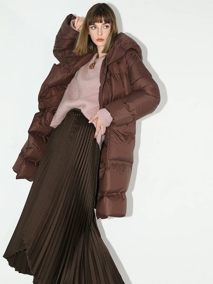 COCOBELLA Cozy Thick Pullover Sweet Straight Fit Crew Neck Blush Pink Knit Sweater