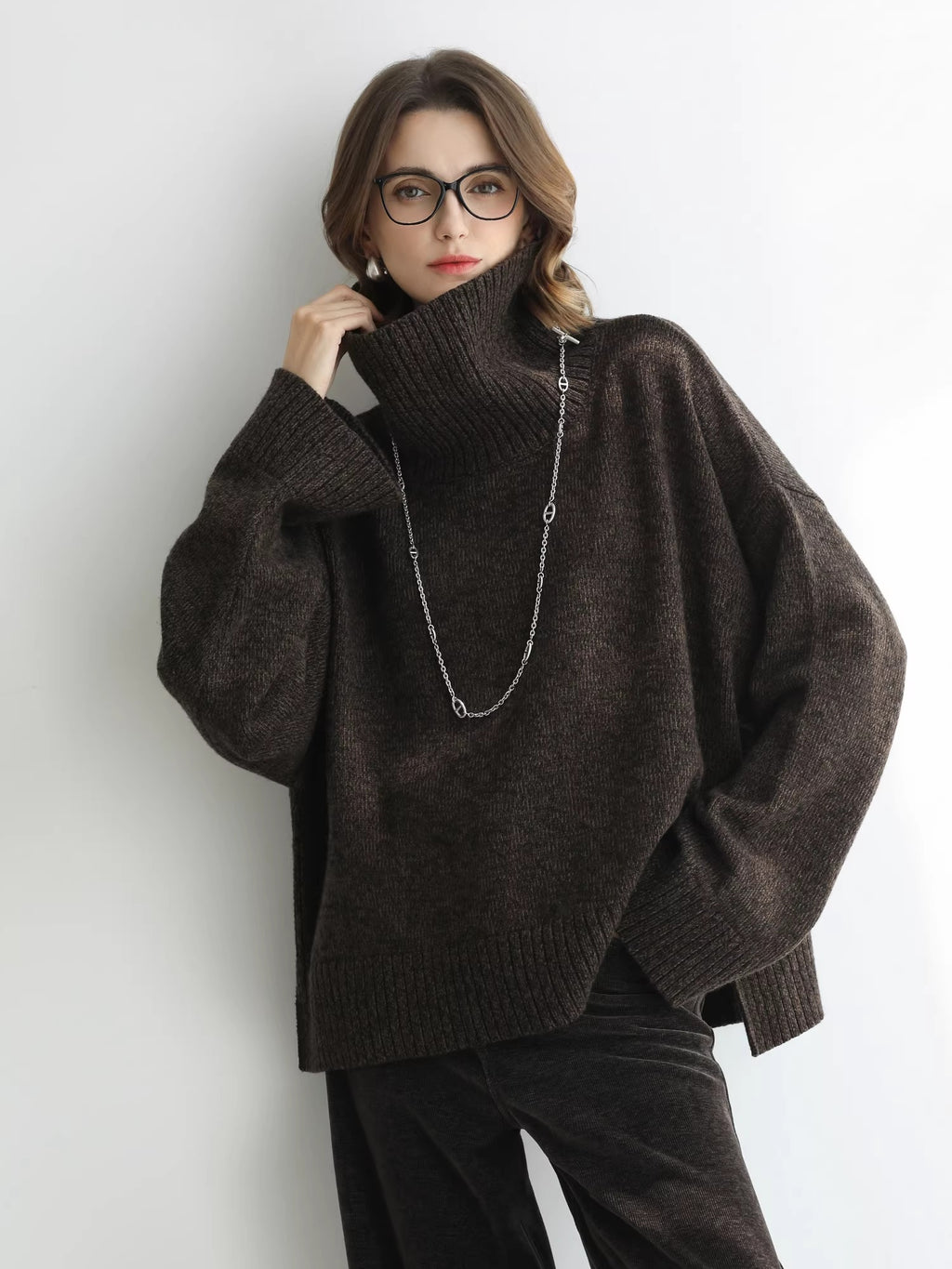 COCOBELLA_Cozy_Thick_Relaxed_Fit_Slub_Knit_Women_Office_Turtleneck_Sweater_MISSTT