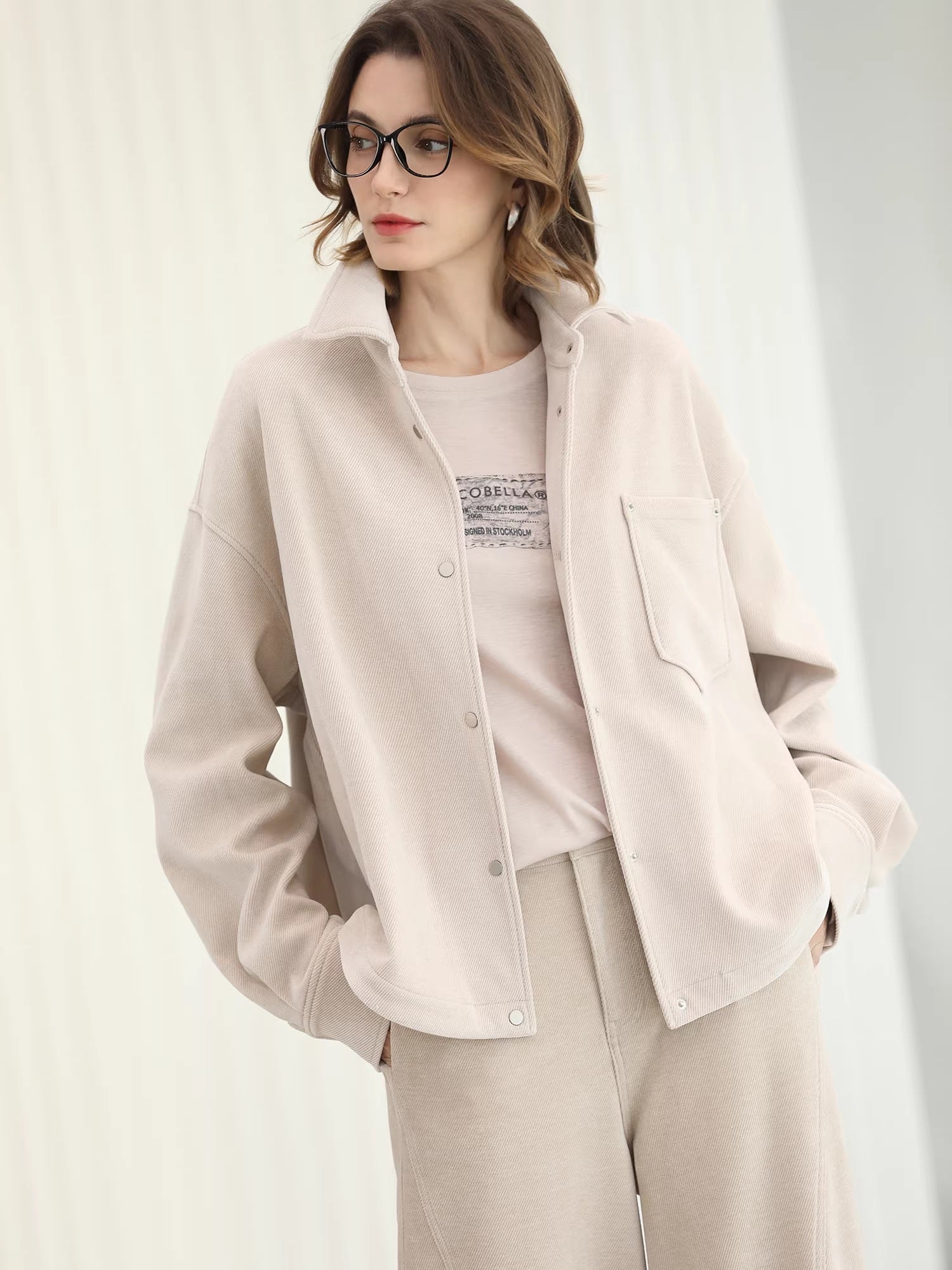 COCOBELLA_Durable_Loose_Fit_Lapel_Button_Pocket_Women_Commuter_Long_Sleeve_Shirts_MISSTT