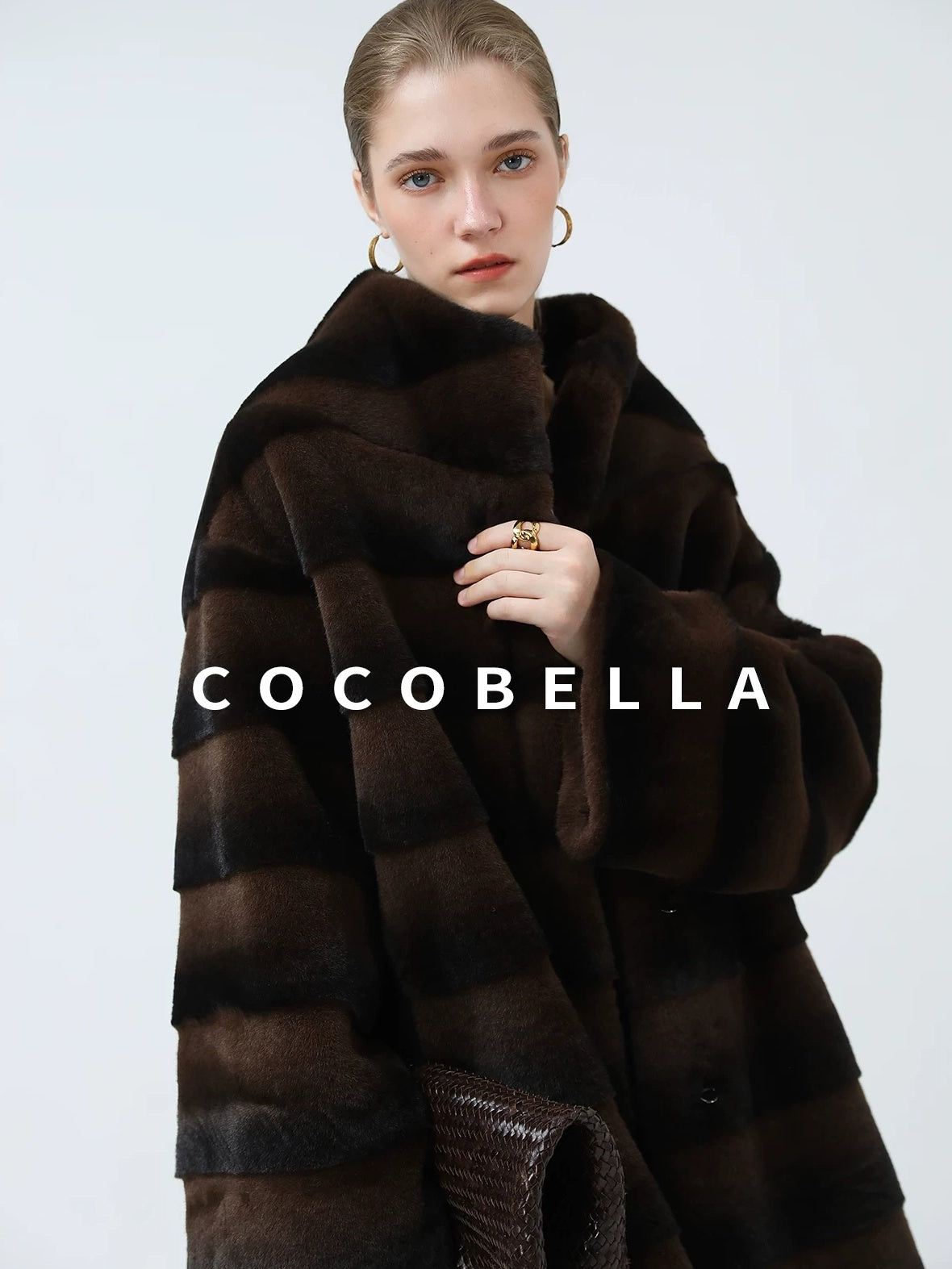 COCOBELLA Elegant Belted Button Lantern Sleeves Round Neck Office Shirtdress Shirts