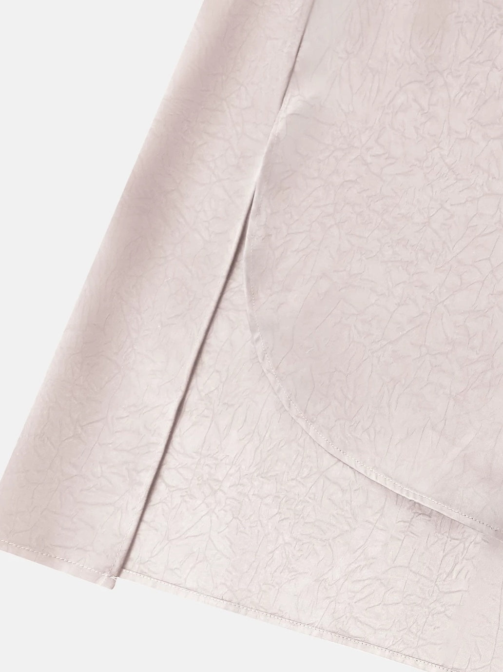 COCOBELLA Elegant Button Tie Neck Relaxed H Shape Long Sleeve Shirt City Commute Dresses