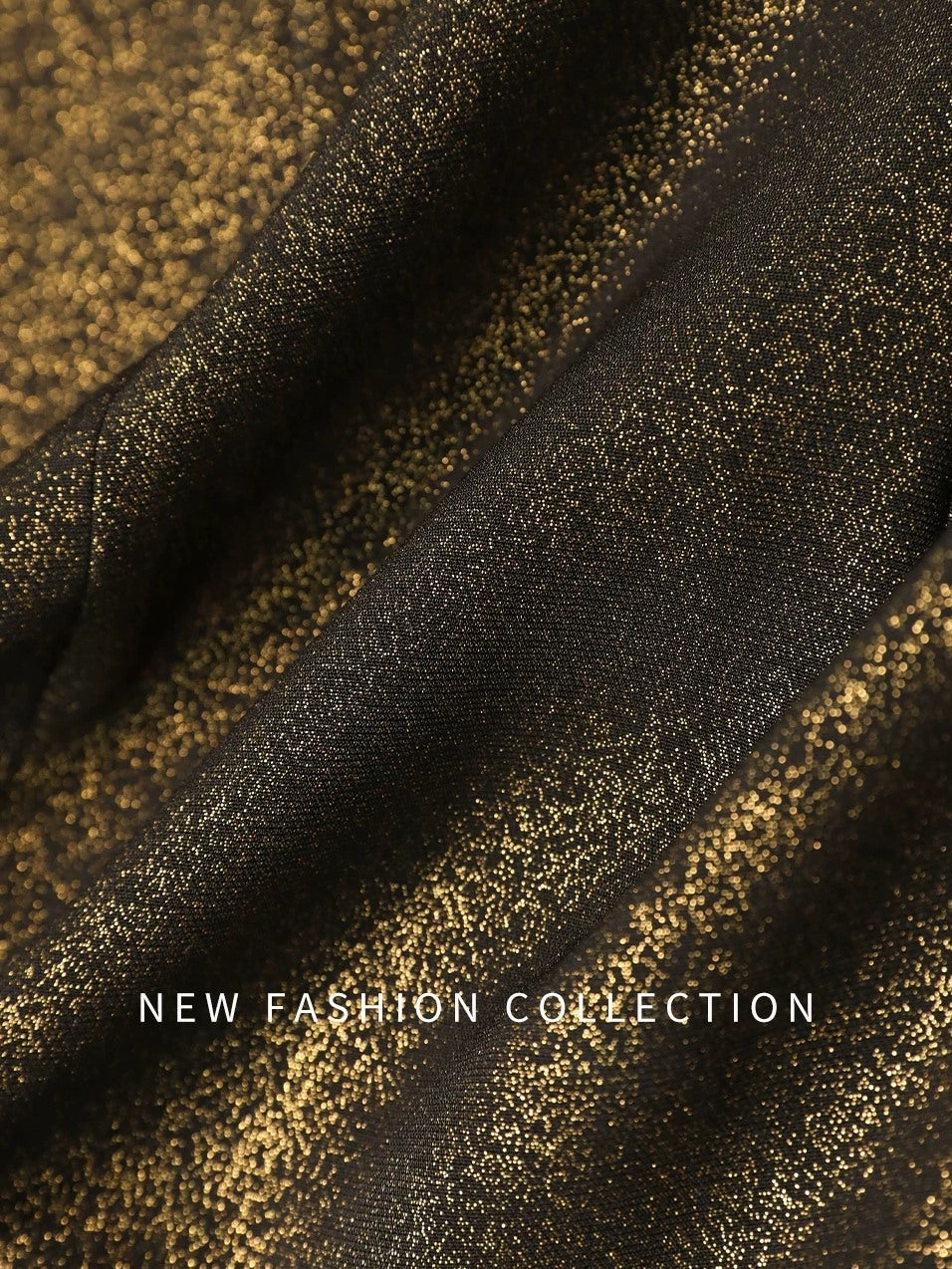 COCOBELLA Elegant Gold Trim Straight Fit Single Button Office Black Gold Blazers