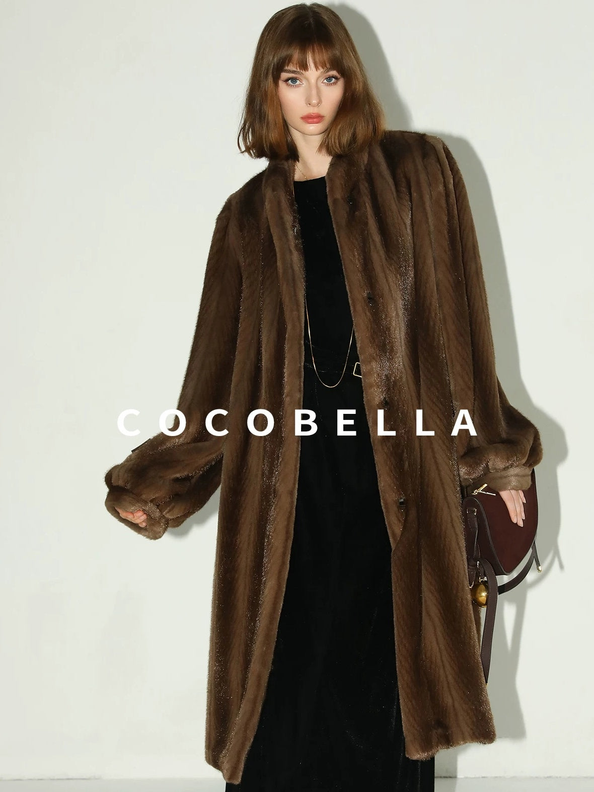 COCOBELLA Elegant Hepburn Sleeveless A Line Belt Side Slit Office Little Black Dresses