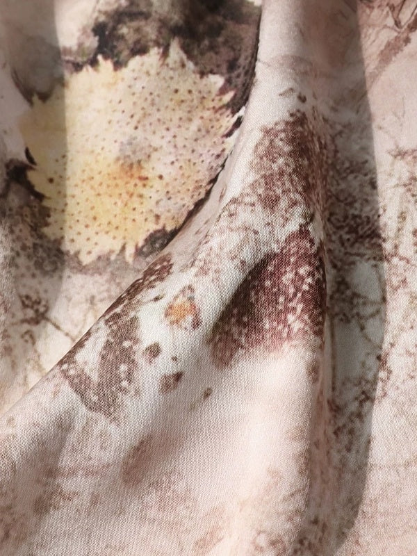 COCOBELLA Elegant High Waist Patchwork Floral H Silhouette Women Casual Midi Skirts