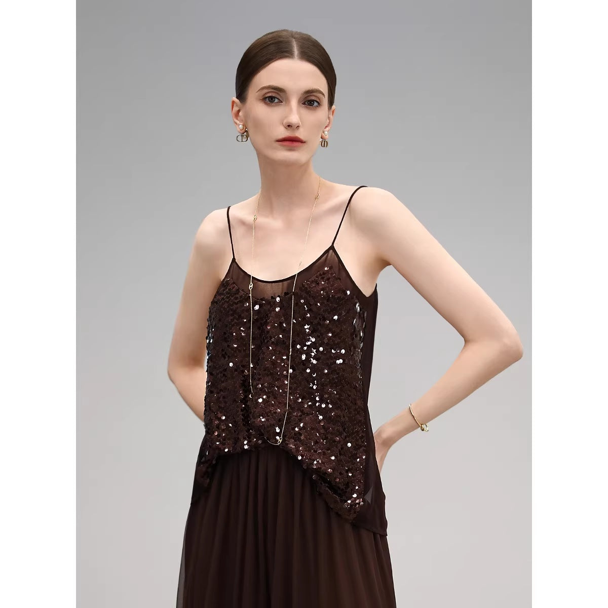 COCOBELLA_Elegant_High_Waist_Ruched_Tulle_A_Line_Women_Office_Polyester_Skirts_MISSTT