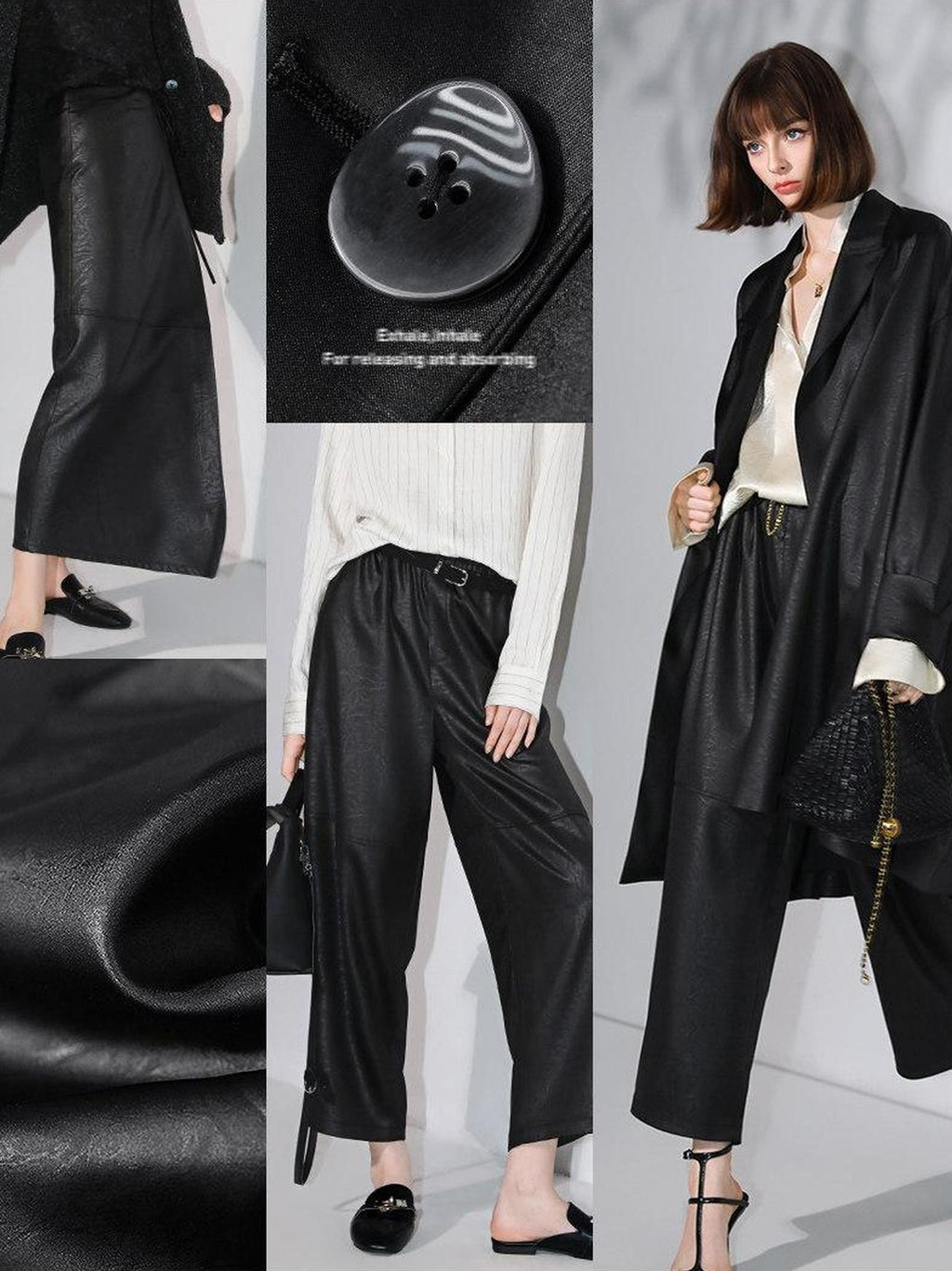 COCOBELLA Elegant Tie Waist Asymmetric Wrap Patchwork A Line Mid Waist Office Skirts