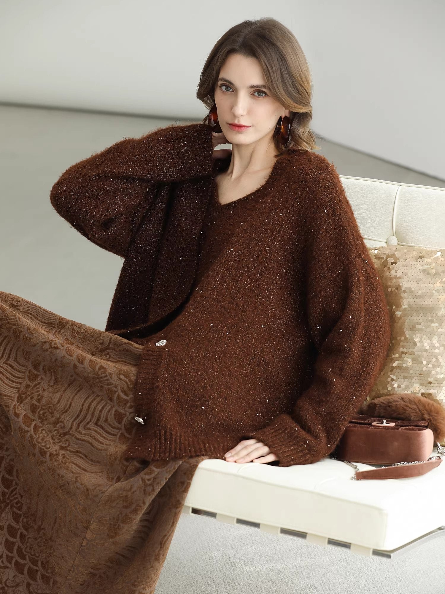 COCOBELLA_Embroidered_Jacquard_Chinese_A_Line_Mid_Waist_Women_Office_Maxi_Polyester_Skirts_MISSTT