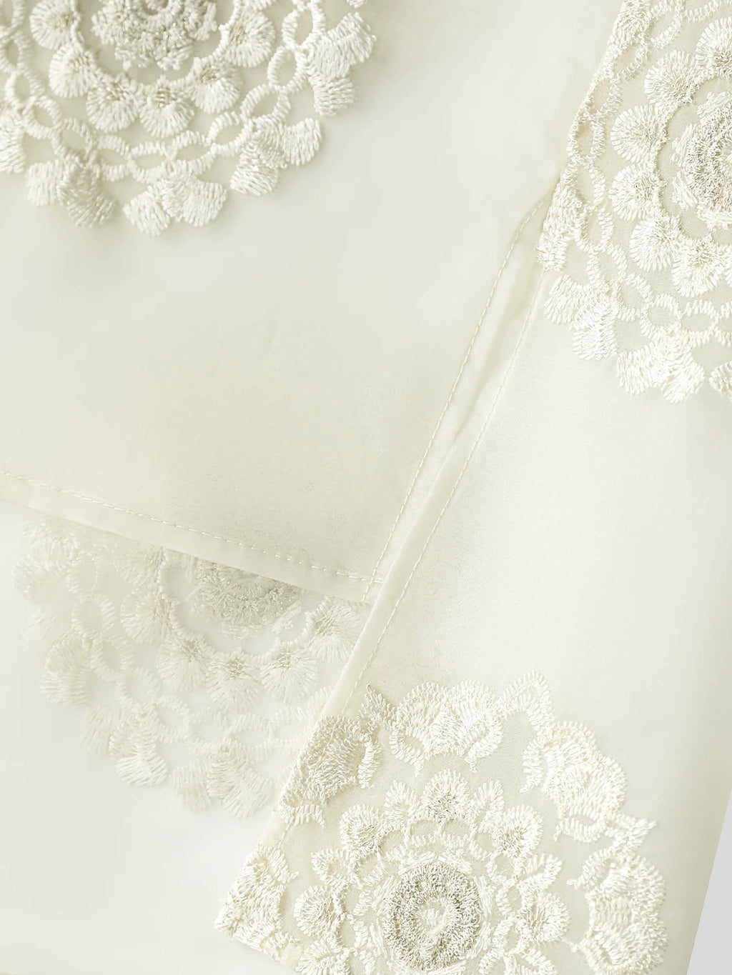 COCOBELLA Embroidered Lurex Chinese Loose Fit Stand Collar Commuting Long Sleeve T-Shirts