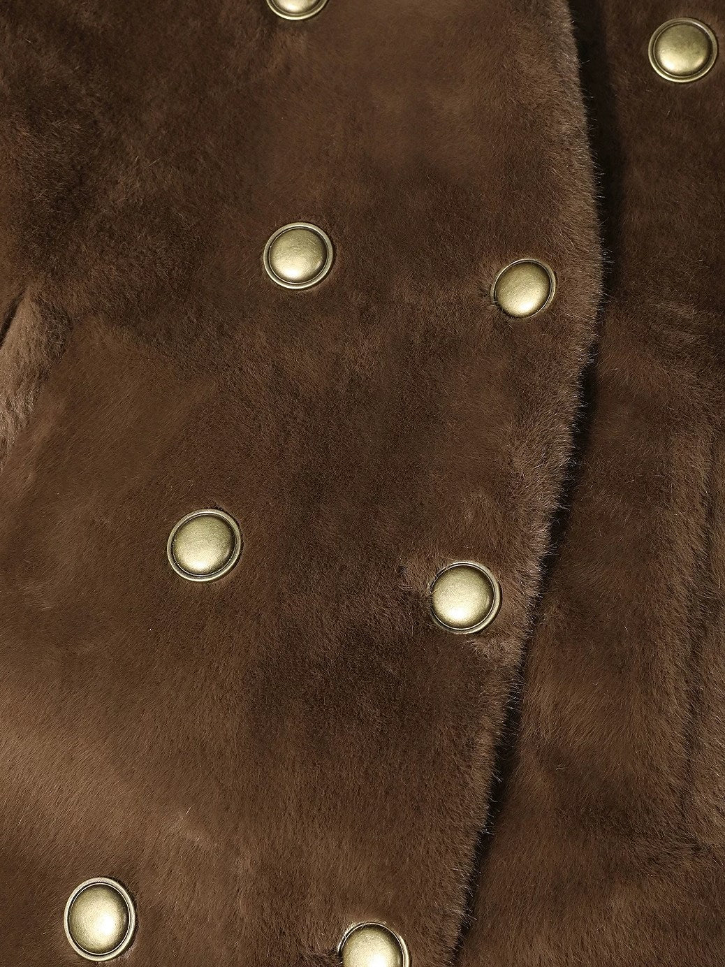 COCOBELLA Full Faux Fur Plush Tailored V Neck Office Women Regular Fit Coats