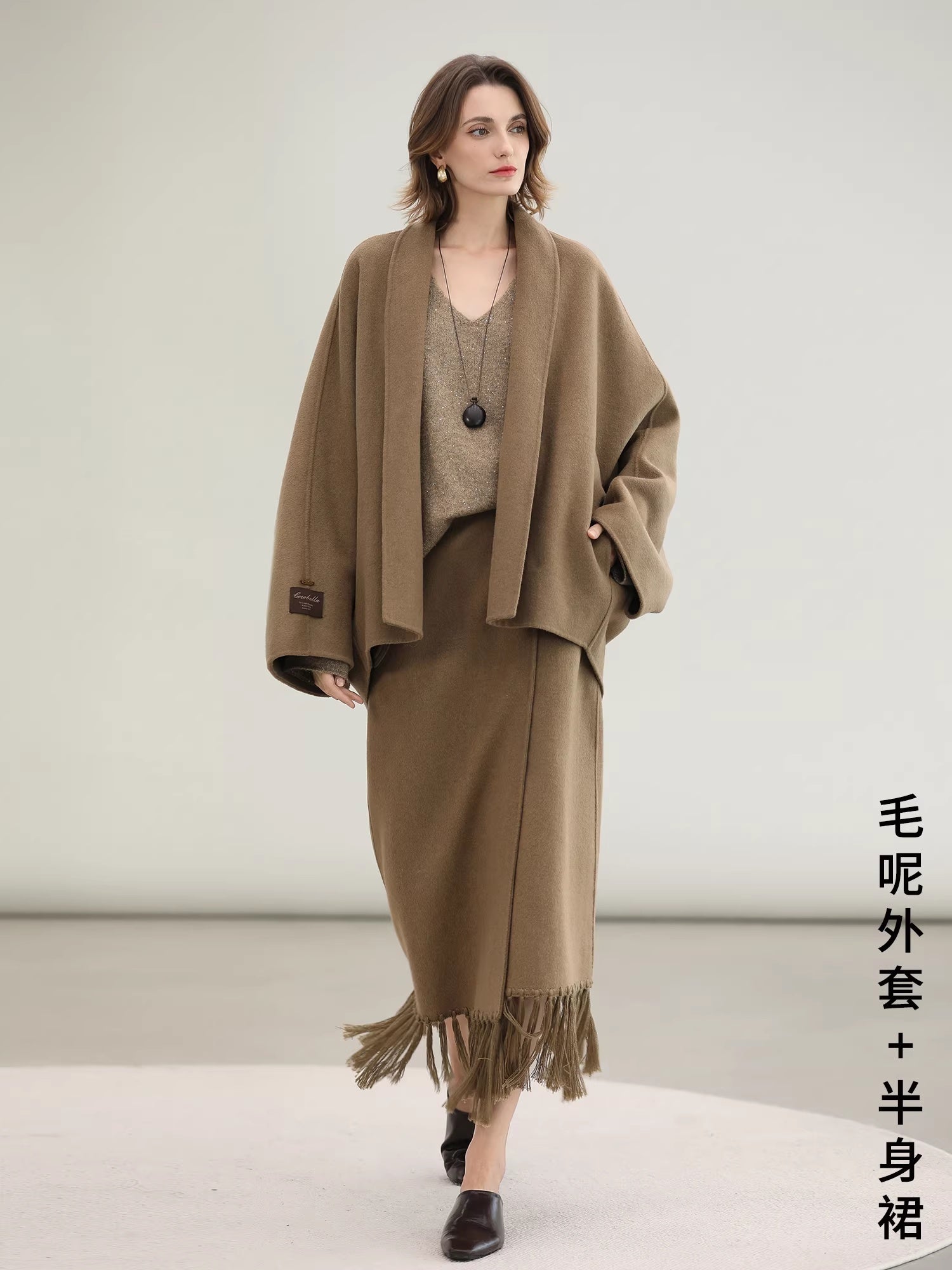 COCOBELLA_Handmade_Thick_Wool_Loose_Fit_Lapel_Ladylike_Office_Overcoat_Jackets_MISSTT