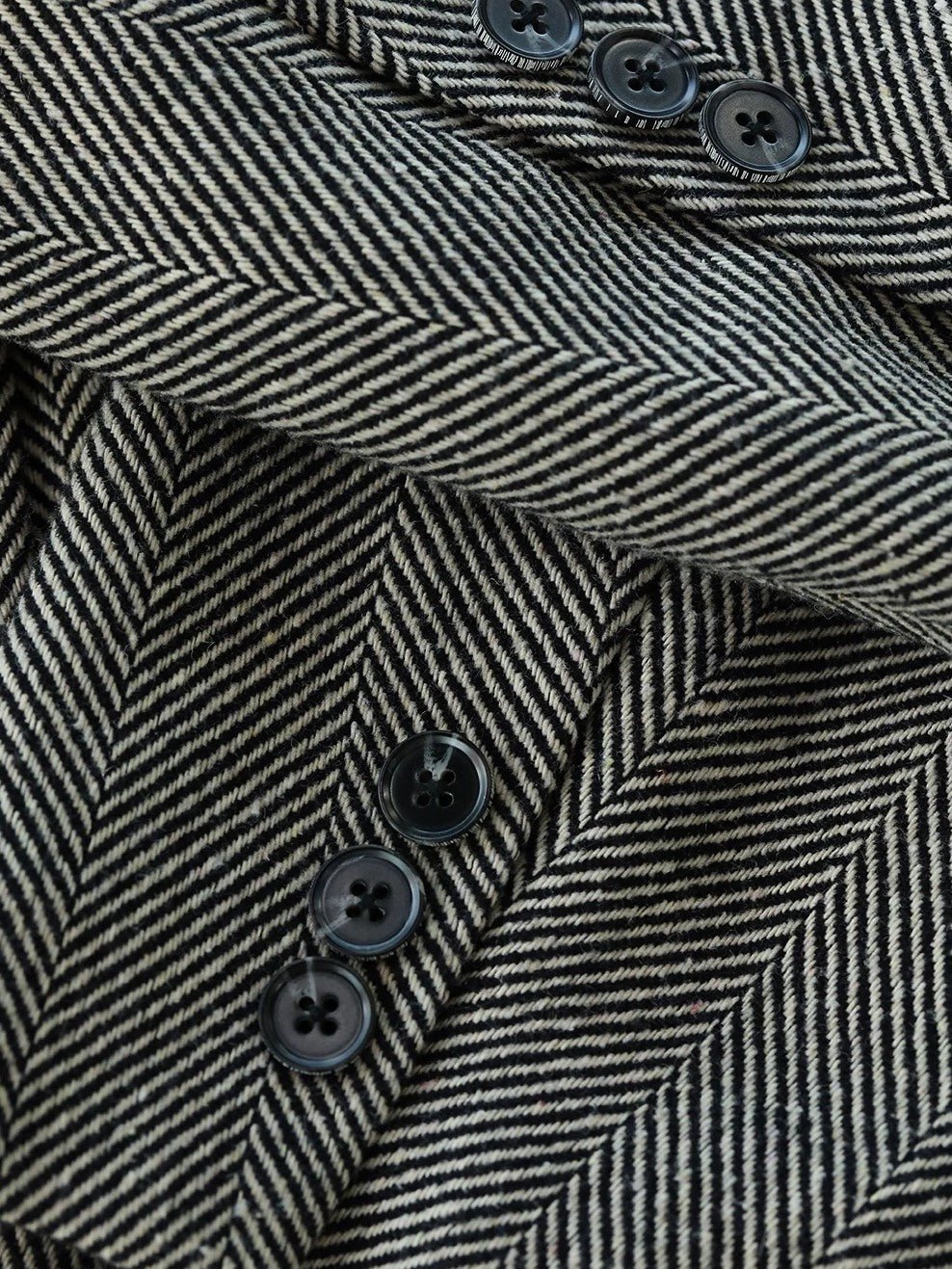 COCOBELLA Herringbone One Button Casual Straight Fit Blazer Collar Women Office Shirts