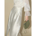 COCOBELLA_High_Waist_Front_Slit_Ol_H_Line_Suit_Office_Pearl_White_Skirts_MISSTT