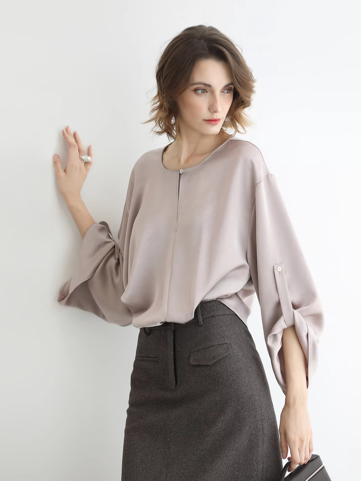 COCOBELLA_High_Waist_H_Line_Straight_With_Pockets_Commuter_Office_Women_Nutmeg_Skirts_MISSTT