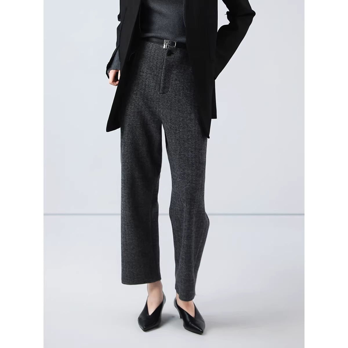 COCOBELLA_High_Waist_Herringbone_Pockets_Straight_Harem_Office_Women_Workwear_Pants_MISSTT