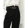 COCOBELLA_High_Waist_Stretch_Pocket_Straight_Tapered_Office_Workwear_Women_Black_Pants_MISSTT