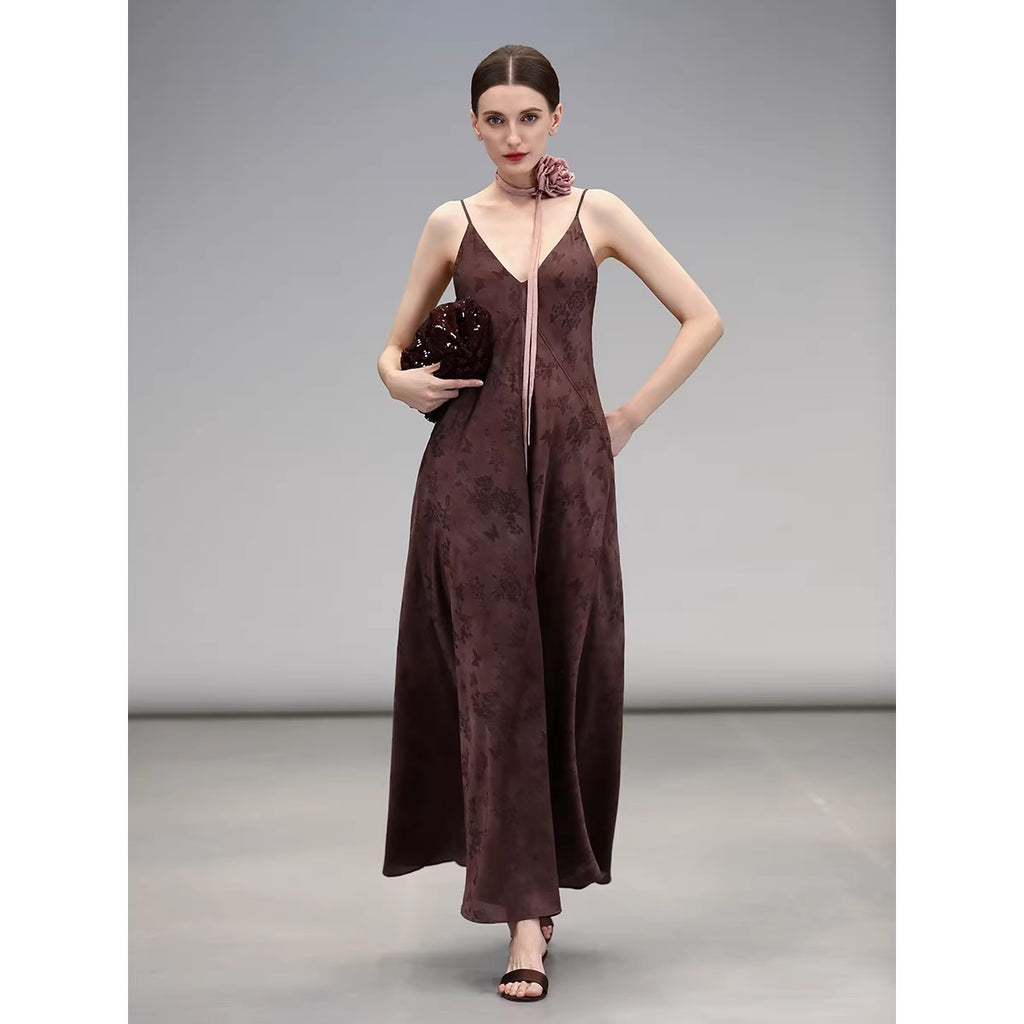 COCOBELLA_Jacquard_V_Neck_Neo_Chinese_A_Line_Sleeveless_Office_Travel_Polyester_Dresses_MISSTT