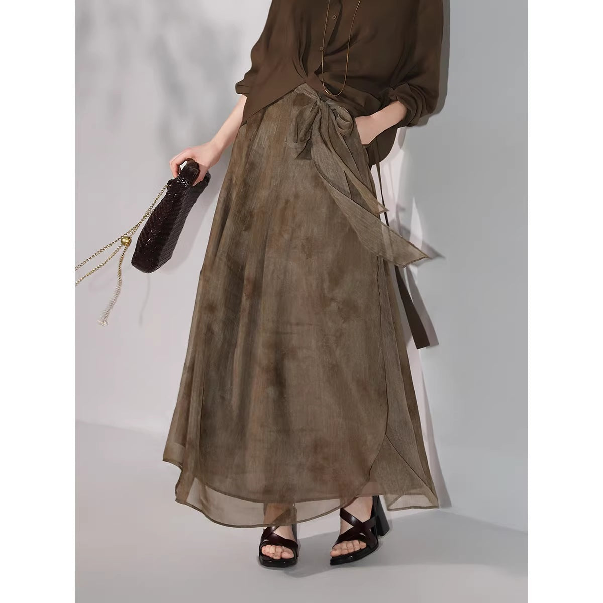 COCOBELLA_Longline_Tie_Waist_Straight_Cut_Mid_Length_Office_Casual_Women_Polyester_Blazers_MISSTT