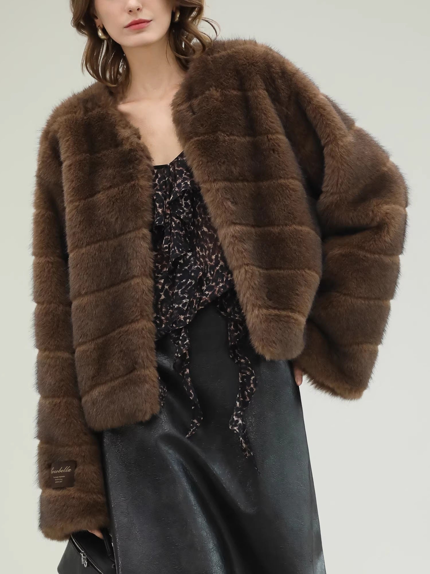 COCOBELLA_Luxury_Faux_Fur_Vintage_Regular_Fit_Long_Sleeve_Women_Coffee_Brown_Coats_MISSTT