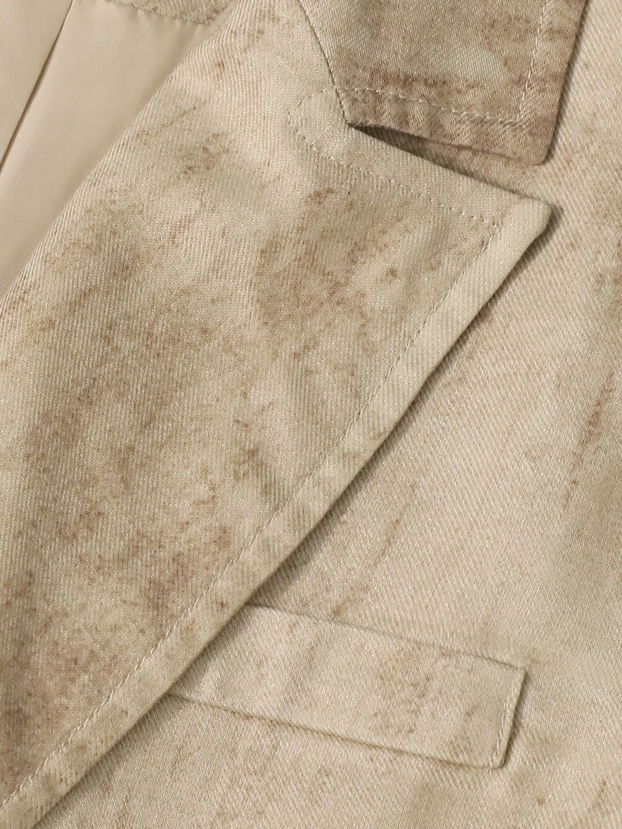 COCOBELLA Lyocell Tailored Straight Button Pocket Notch Lapel Womens Office Blazers