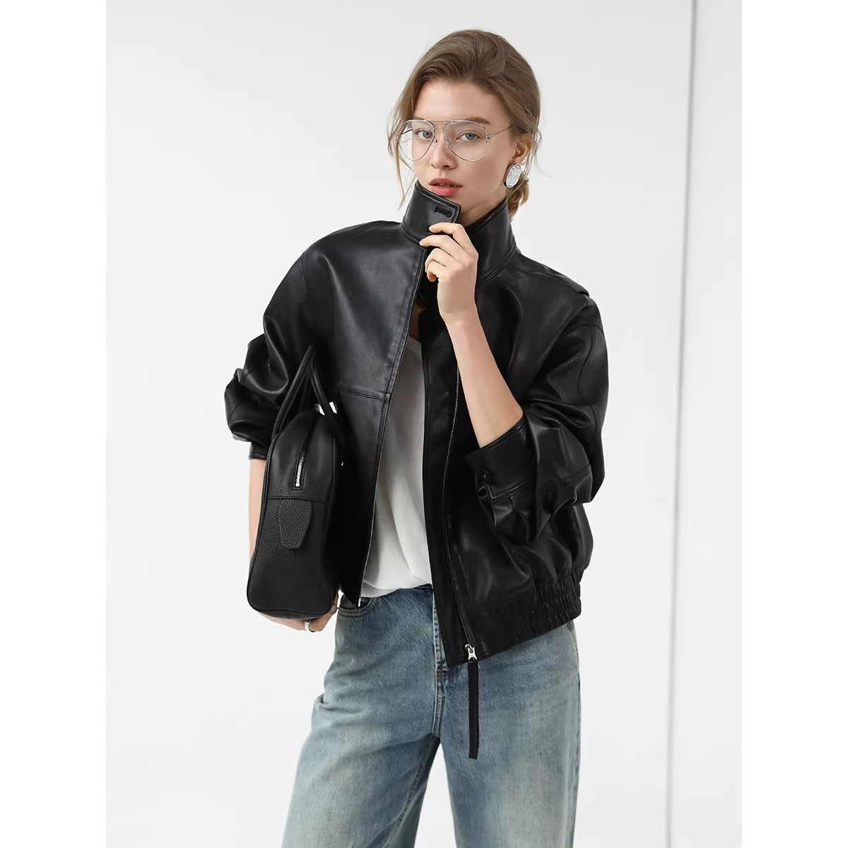 COCOBELLA_Mall_Popular_Pu_Leather_Loose_Fit_Street_Zipper_Stand_Collar_Jackets_MISSTT