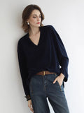 COCOBELLA_Minimalist_Brushed_V_Neck_Loose_Fit_Long_Sleeve_Anti_Static_Women_Shirts_MISSTT
