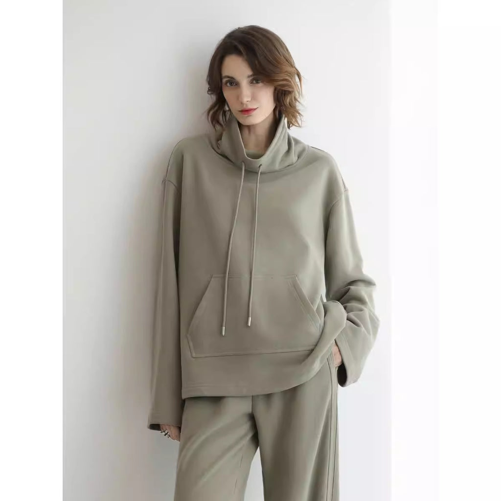 COCOBELLA_Oversized_Drawstring_Kangaroo_Pocket_High_Neck_Pullover_Casual_Women_Sweatshirts_MISSTT