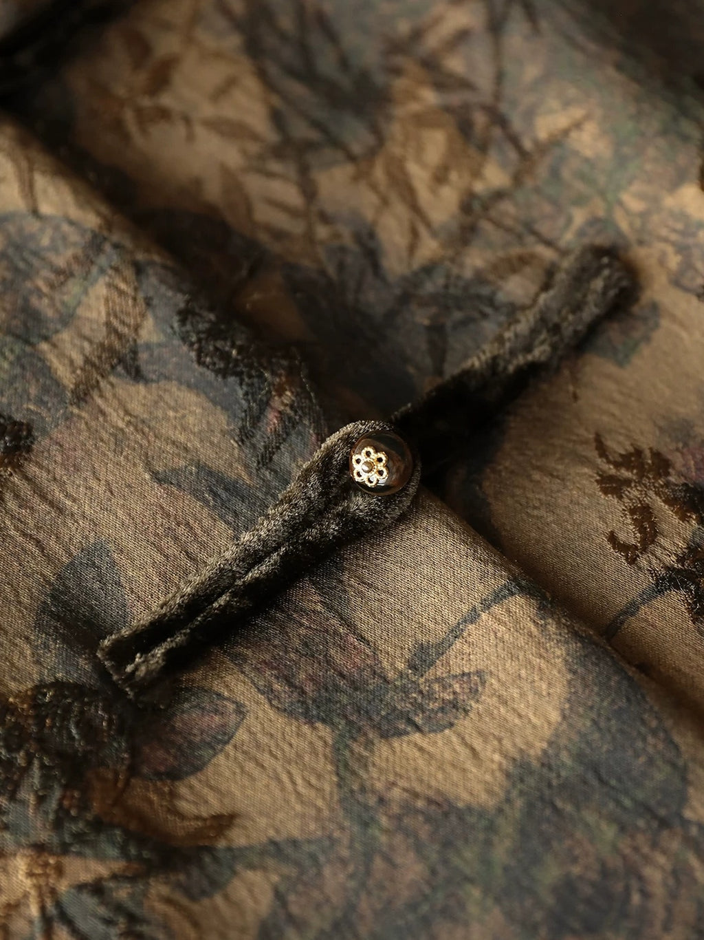 COCOBELLA Patchwork Button Short Loose Office Stand Collar Women Padded Jackets