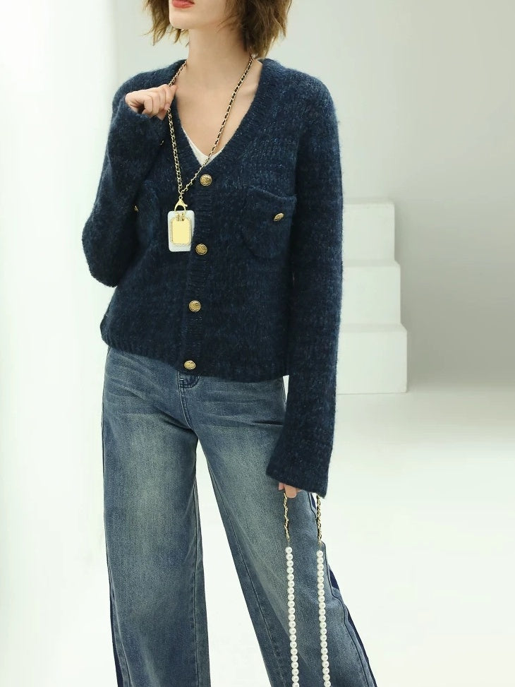 COCOBELLA Patchwork Denim Straight Leg Natural Waist Zipper Fly Women Jeans Pants