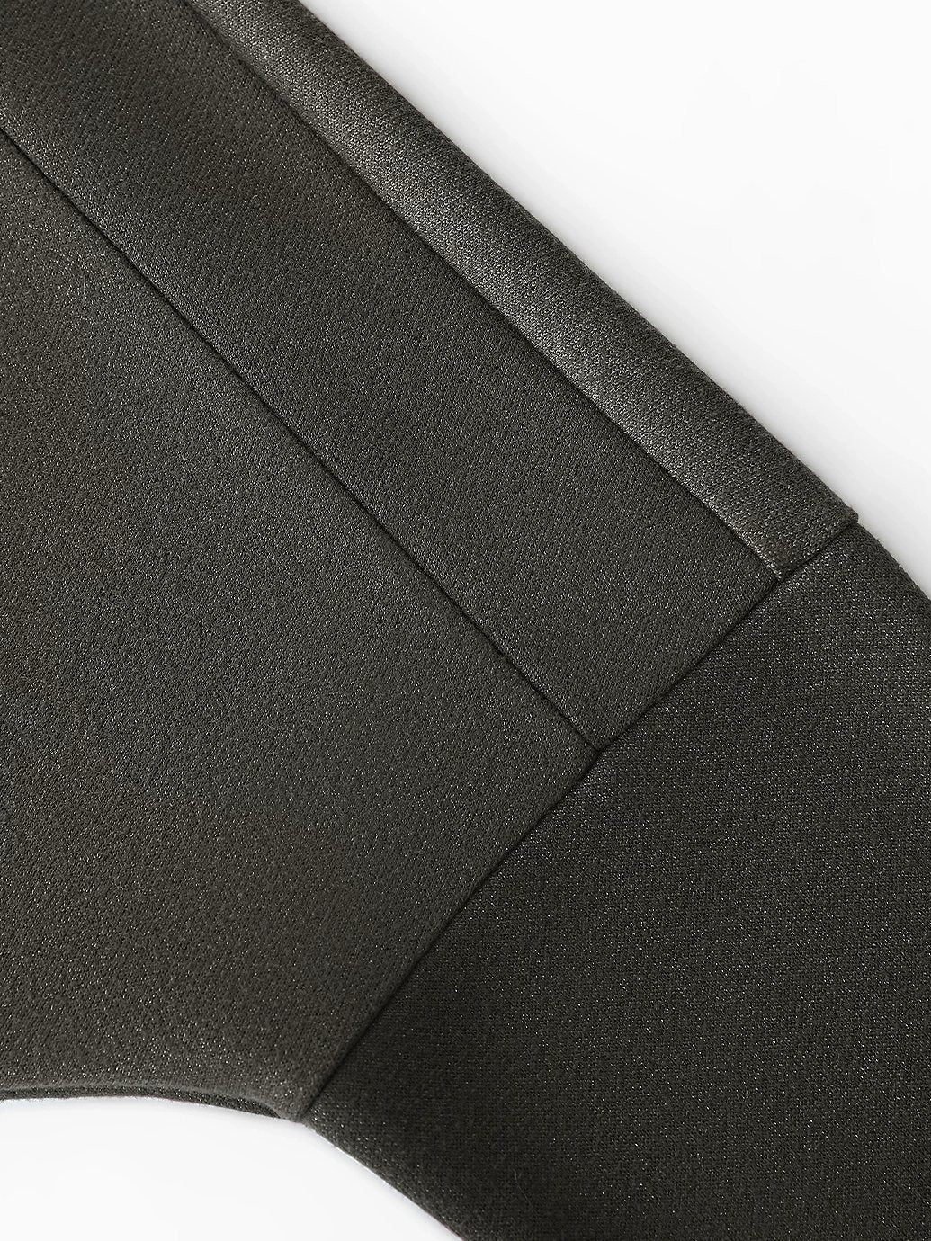 COCOBELLA Patchwork Knit Two Piece Set Stand Collar Long Sleeve Loose Fit Women Sweater