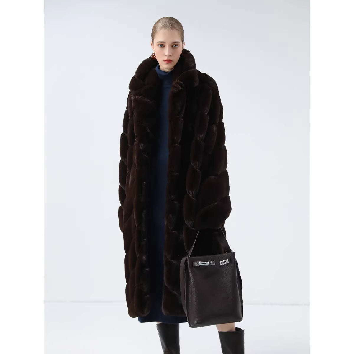 COCOBELLA_Plush_Faux_Fur_Oversized_Stand_Collar_Vintage_Commuter_Coffee_Brown_Coats_MISSTT