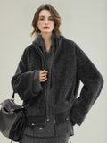 COCOBELLA_Plush_Faux_Fur_Relaxed_Fit_Zipper_Longsleeve_Women_Office_Charcoal_Gray_Jackets_MISSTT