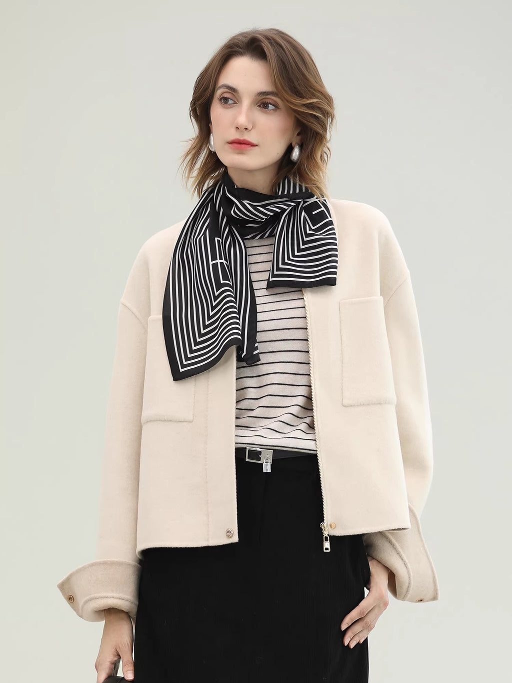 COCOBELLA_Premium_Double_Faced_Wool_Straight_Lapel_Zipper_Pockets_Office_Ivory_Jackets_MISSTT