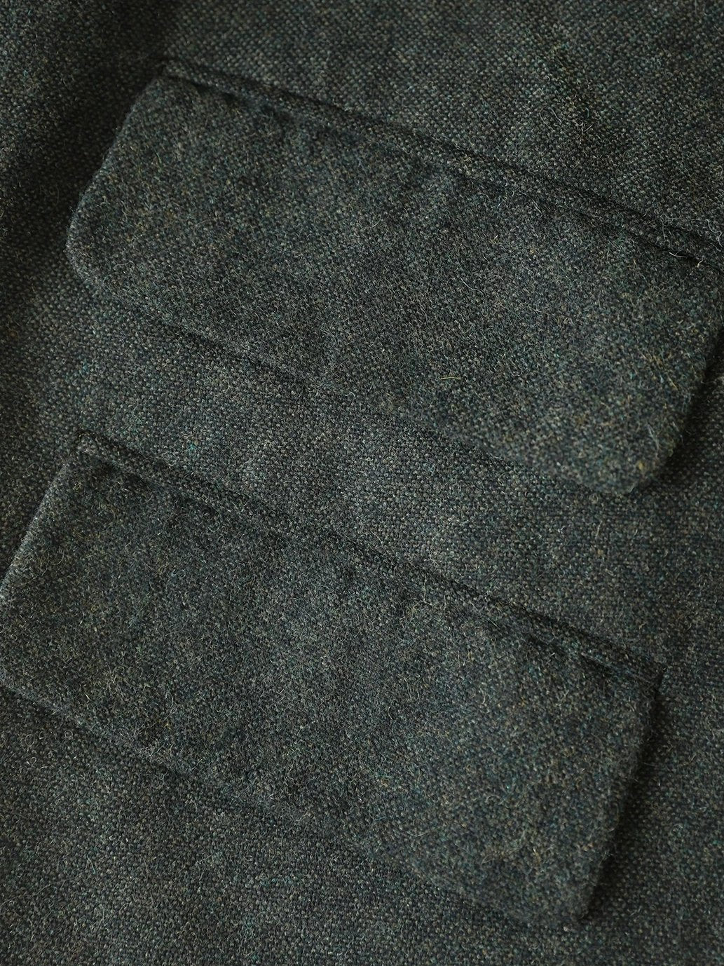 COCOBELLA Premium Wool Blend Seaweed Green Straight Cut Notch Lapel Women Office Blazers